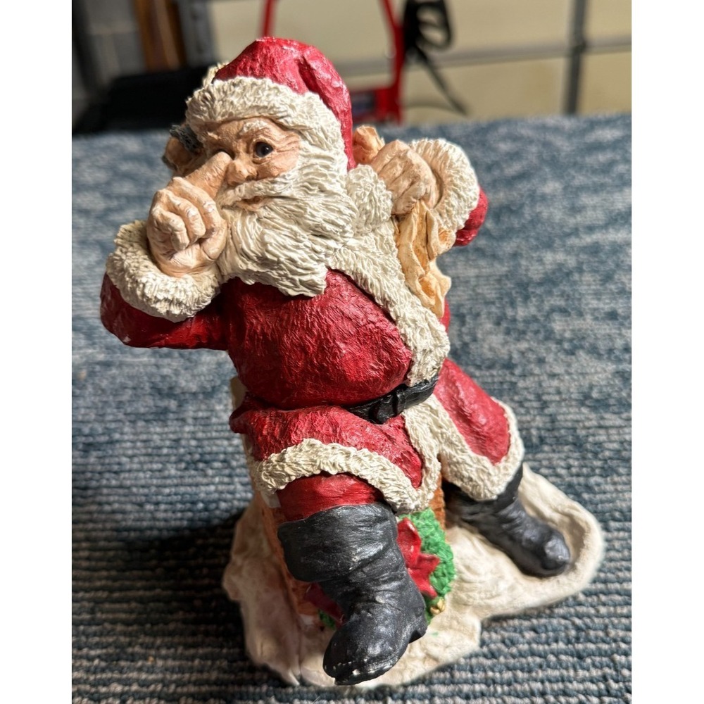 Vintage 1986 Rooftop Santa, United Designs,The Legend of Santa Claus, Retired
